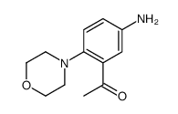 1-(5-amino-2-morpholin-4-ylphenyl)ethanone Structure