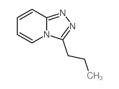 9-propyl-1,7,8-triazabicyclo[4.3.0]nona-2,4,6,8-tetraene结构式