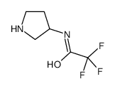 2,2,2-trifluoro-N-[(3R)-pyrrolidin-3-yl]acetamide Structure