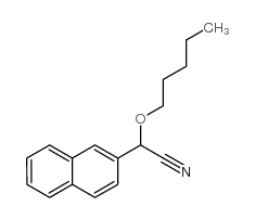 2-(2-Naphthyl)-2-(pentyloxy)acetonitrile Structure