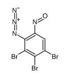 4-azido-1,2,3-tribromo-5-nitrosobenzene结构式