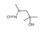 N-(2-hydroxy-2-methylpropyl)-N-methylnitrous amide Structure