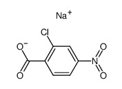 2-chloro-4-nitrobenzoic acid sodium salt Structure