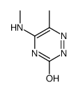 1,2,4-Triazin-3(2H)-one, 6-methyl-5-(methylamino)- (9CI)结构式
