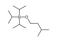 3-methylbutoxy-tri(propan-2-yl)silane结构式