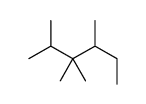2,3,3,4-tetramethylhexane Structure