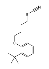 4-(2-tert-butylphenoxy)butyl thiocyanate Structure