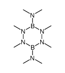3-N,3-N,6-N,6-N,1,2,4,5-octamethyl-1,2,4,5,3,6-tetrazadiborinane-3,6-diamine Structure