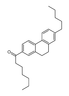 1-(7-pentyl-9,10-dihydrophenanthren-2-yl)heptan-1-one Structure