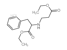 ethyl 2-(2-ethoxycarbonylethylamino)-3-phenyl-propanoate Structure