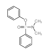 N-methyl-N-(phenoxy-phenyl-phosphoryl)methanamine Structure