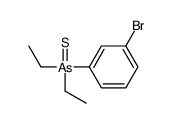 (3-bromophenyl)-diethyl-sulfanylidene-λ5-arsane Structure