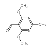 5-Pyrimidinecarboxaldehyde, 4,6-dimethoxy-2-methyl- (9CI)结构式