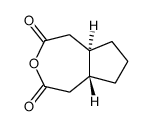 (+-)-trans-hexahydro-cyclopent[d]oxepin-2,4-dione Structure