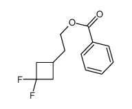 2-(3,3-difluorocyclobutyl)ethyl benzoate结构式