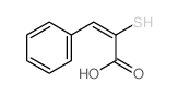 3-phenyl-2-sulfanyl-prop-2-enoic acid结构式