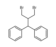 2-Benzhydryl-1,3-dibrom-propan Structure
