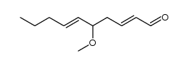 5-methoxy-deca-2,6-dienal结构式