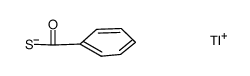 Tl(monothiobenzoate)结构式