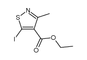 ethyl 5-iodo-3-methylisothiazole-4-carboxylate Structure