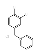 1-[(3,4-dichlorophenyl)methyl]pyridine结构式