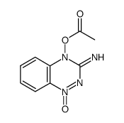 4-Acetoxy-3-imino-3,4-dihydro-1,2,4-benzotriazine 1-oxide picture