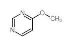 Pyrimidine, 4-methoxy- structure