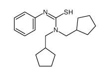 1,1-bis(cyclopentylmethyl)-3-phenylthiourea结构式