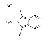 1-bromo-3-methylimidazo[1,5-a]pyridin-4-ium-2-amine,bromide结构式