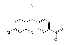 2,4-dichloro-α-(4-nitrophenyl)benzeneacetonitrile Structure