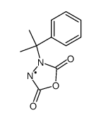 4-(1-methyl-1-phenyl-ethyl)-2,5-dioxo-[1,3,4]oxadiazolidin-3-yl结构式