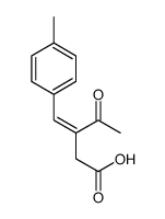 3-[(4-methylphenyl)methylidene]-4-oxopentanoic acid Structure