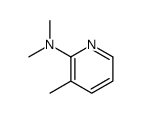 Dimethyl-(3-Methyl-pyridin-2-yl)-amine结构式