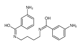 3-amino-N-[4-[(3-aminobenzoyl)amino]butyl]benzamide结构式