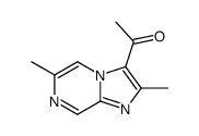 Ethanone, 1-(2,6-dimethylimidazo[1,2-a]pyrazin-3-yl)- (9CI)结构式