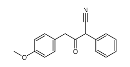 A-PHENYL-G-(4-METHOXYPHENYL)ACETOACETONITRILE structure