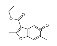 ethyl 2,6-dimethyl-5-oxidofuro[3,2-c]pyridin-5-ium-3-carboxylate Structure