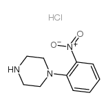 1-(2-硝基苯基)哌嗪盐酸盐结构式