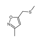 3-methyl-5-(methylsulfanylmethyl)-1,2-oxazole Structure