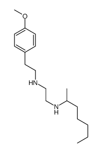 N'-heptan-2-yl-N-[2-(4-methoxyphenyl)ethyl]ethane-1,2-diamine Structure