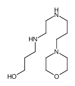 3-[2-(3-morpholin-4-ylpropylamino)ethylamino]propan-1-ol结构式