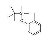 tert-butyl-dimethyl-(2-methylphenoxy)silane Structure