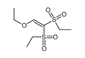 2-ethoxy-1,1-bis(ethylsulfonyl)ethene Structure