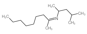 2-Pentanamine,4-methyl-N-(1-methyloctylidene)-结构式