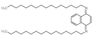 N,N-dihexadecylnaphthalene-1,4-diimine结构式