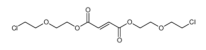 bis[2-(2-chloroethoxy)ethyl] (Z)-but-2-enedioate结构式