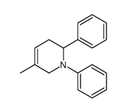 5-methyl-1,2-diphenyl-3,6-dihydro-2H-pyridine结构式