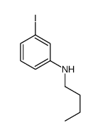 N-butyl-3-iodoaniline结构式