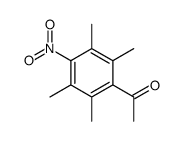 1-(2,3,5,6-tetramethyl-4-nitrophenyl)ethanone Structure