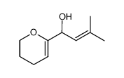 1-(5,6-dihydro-4H-pyran-2-yl)-3-methyl-but-2-en-1-ol结构式